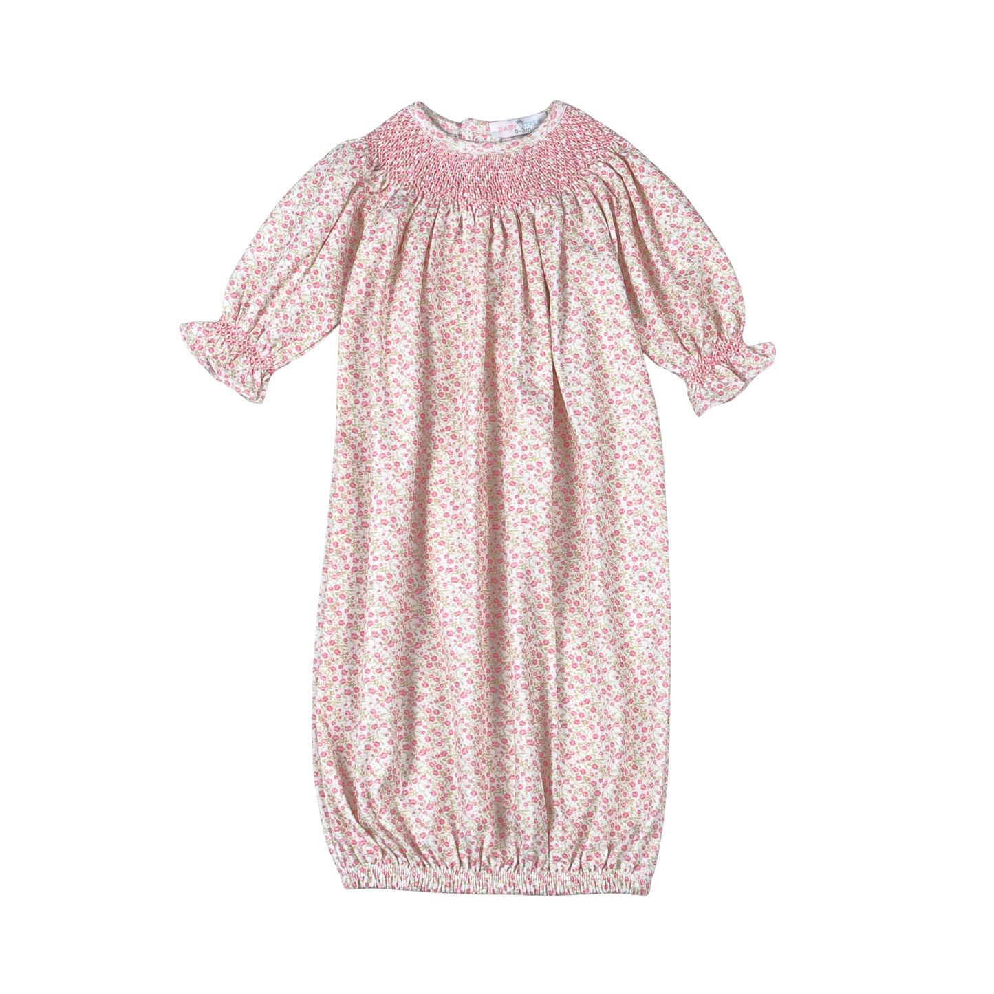 Melody Smocked Bishop Gown & Bonnet