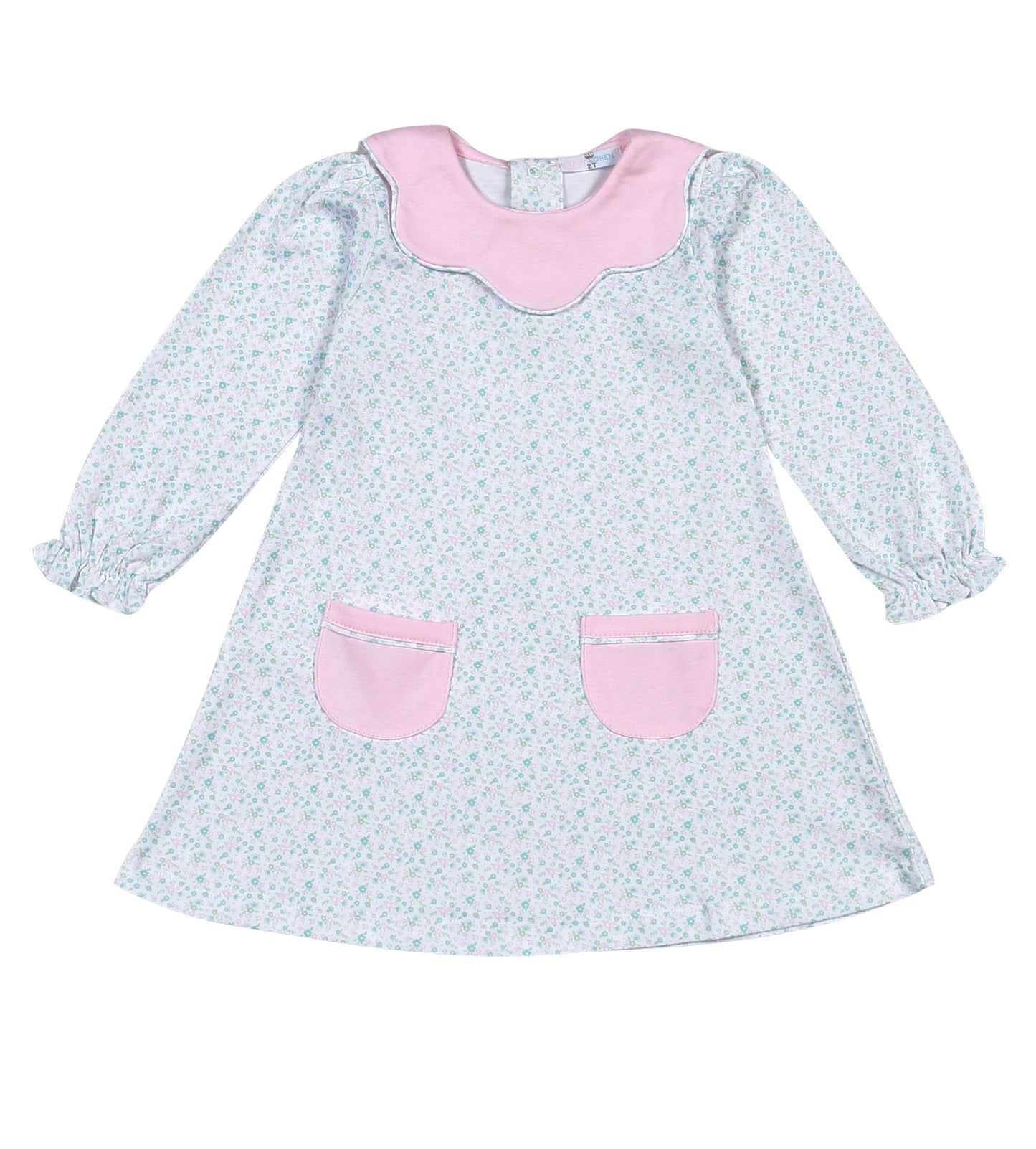 Nicolle's Scalloped Collar Dress