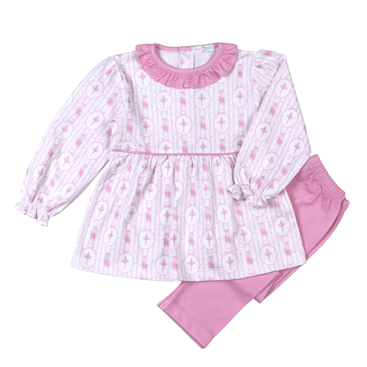Pink Ballerina Pants Set