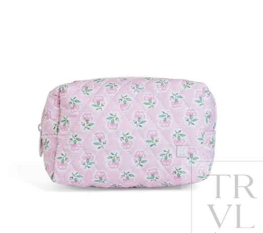 TRVL Petite Fleur Pink Quilted Mini Day Bag