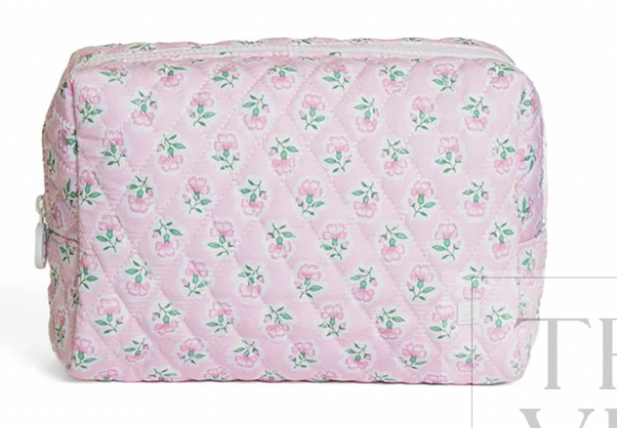 TRVL Petite Fleur Pink Quilted Everyday Bag