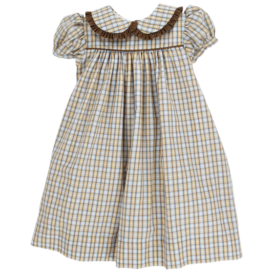 Pecan Plaid Float Dress